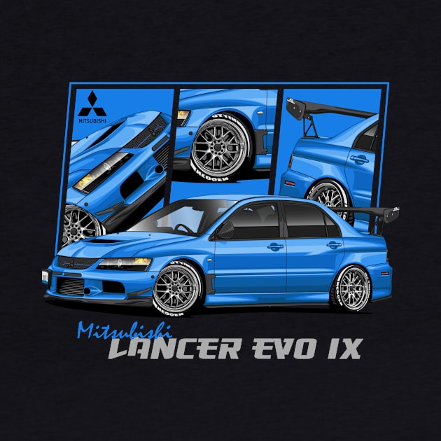 Mitsubishi Lancer Evolution evo 9, IX, JDM Car by T-JD